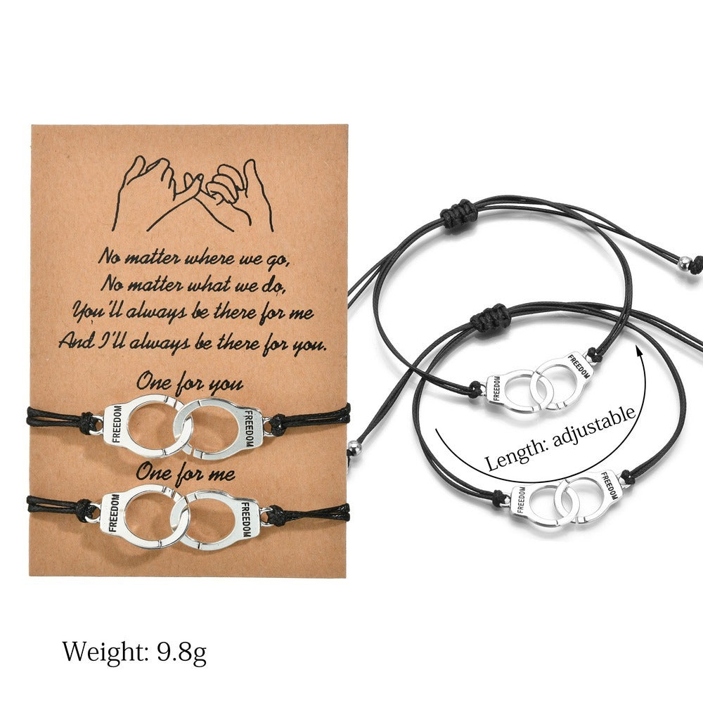 Couple Handcuffs Bracelets